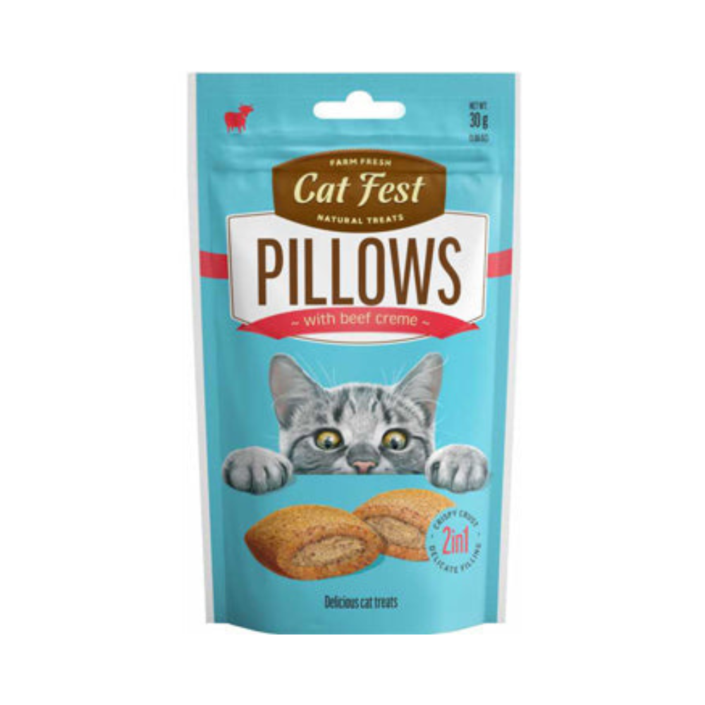Cat Fest Pillows With Beef Cream 30g
