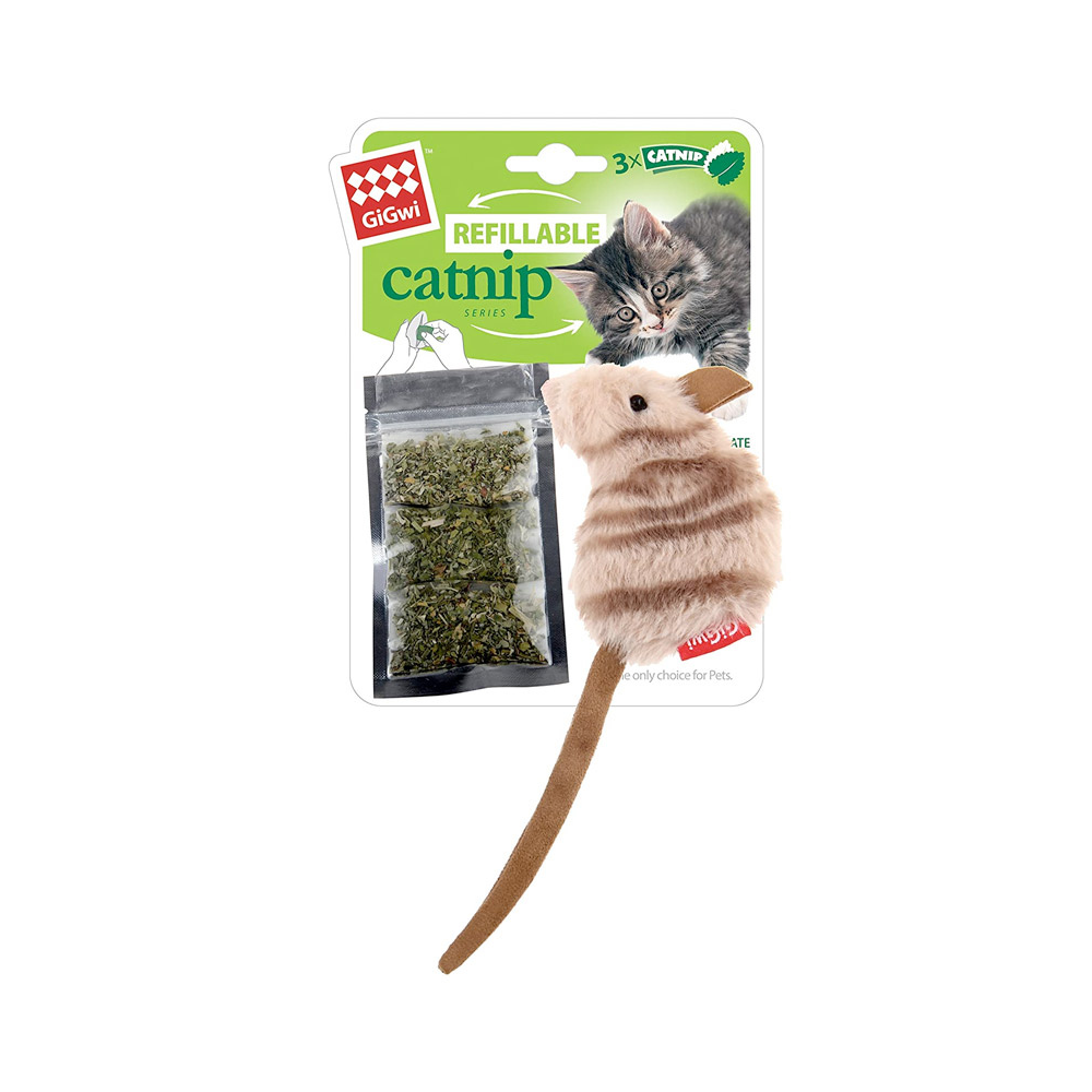 Gigwi Refillable Catnip Rat