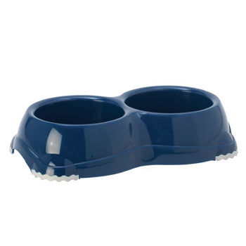Moderna Double Smarty Bowl Small - Blue