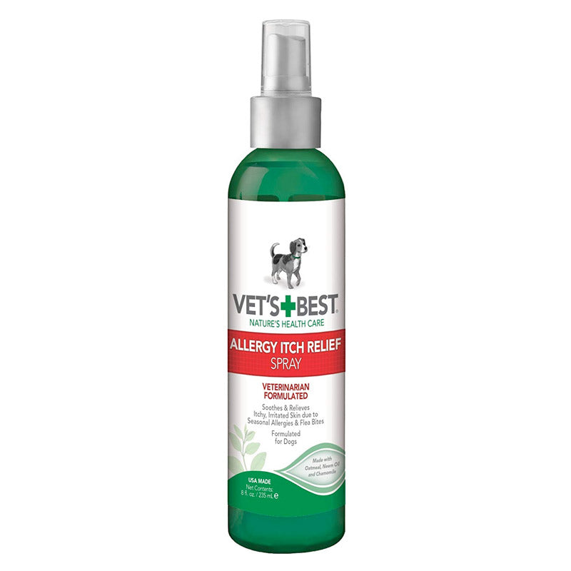 VetsBest Allergy Itch Relief Spray 8FL oz