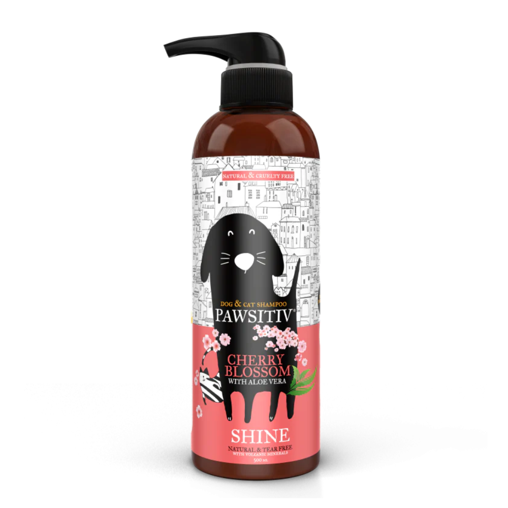Pawsitiv Shampoo Cherry Blossom with Aloe Vera 500ml