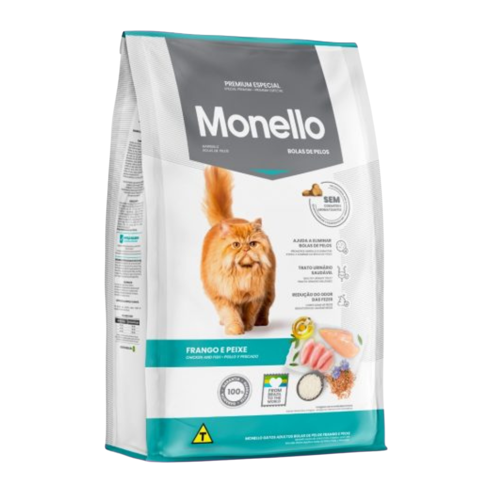 Monello Adult Cat Hairball ( Chicken and Fish Flavor) 1kg