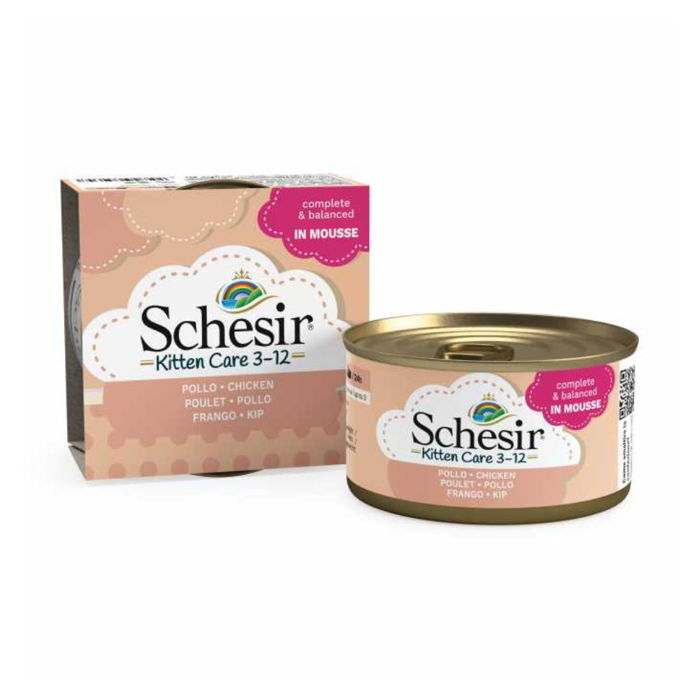 Cat, Kitten, Schesir, Wet Food