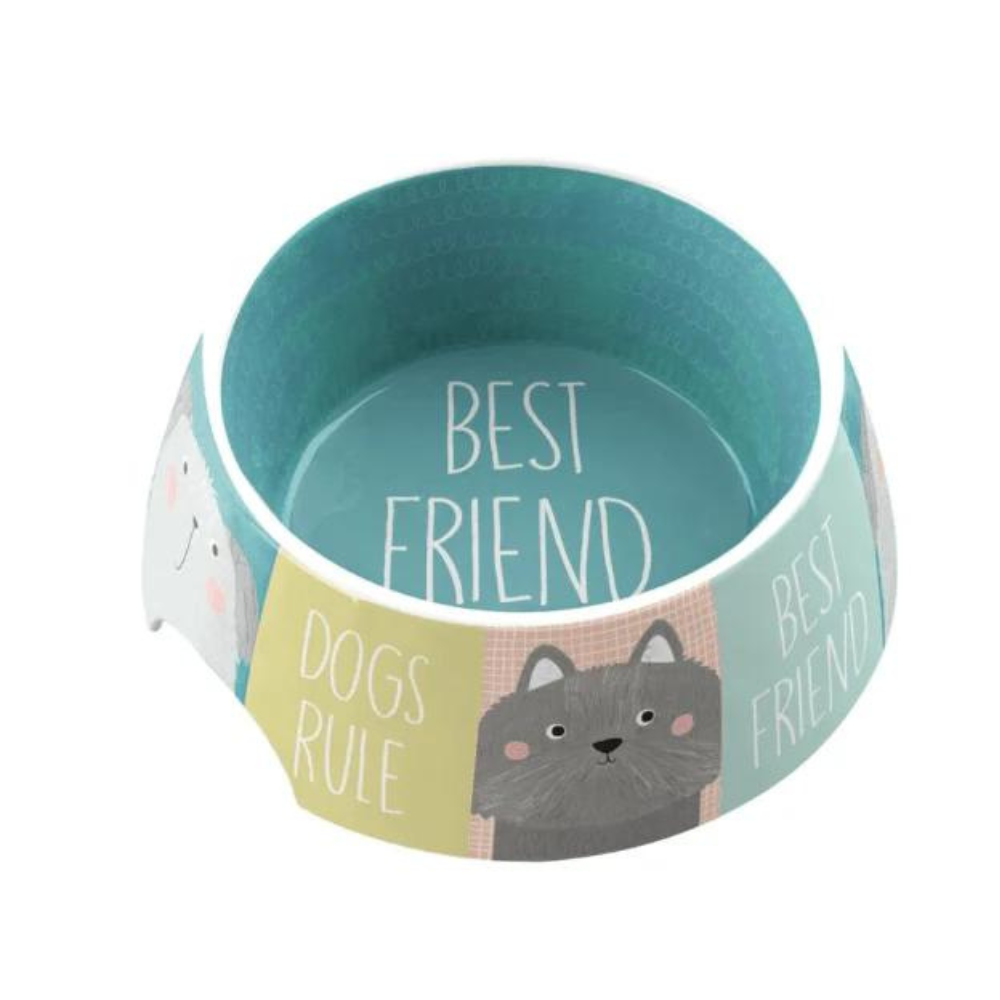 Best Friends Forever Pet Bowl M, 7.1x2.8''/2.5 Cups