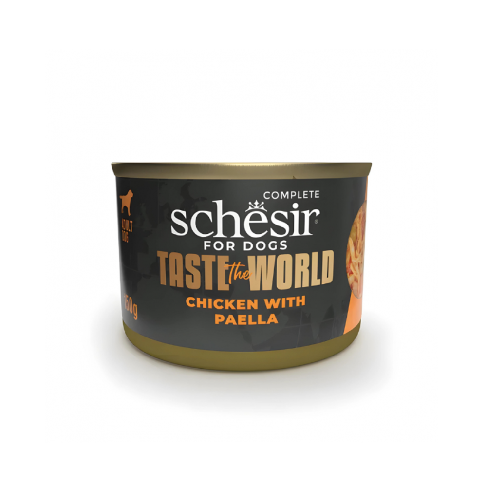 Schesir Taste The World Dog Wholefood - Chicken With Paella150g
