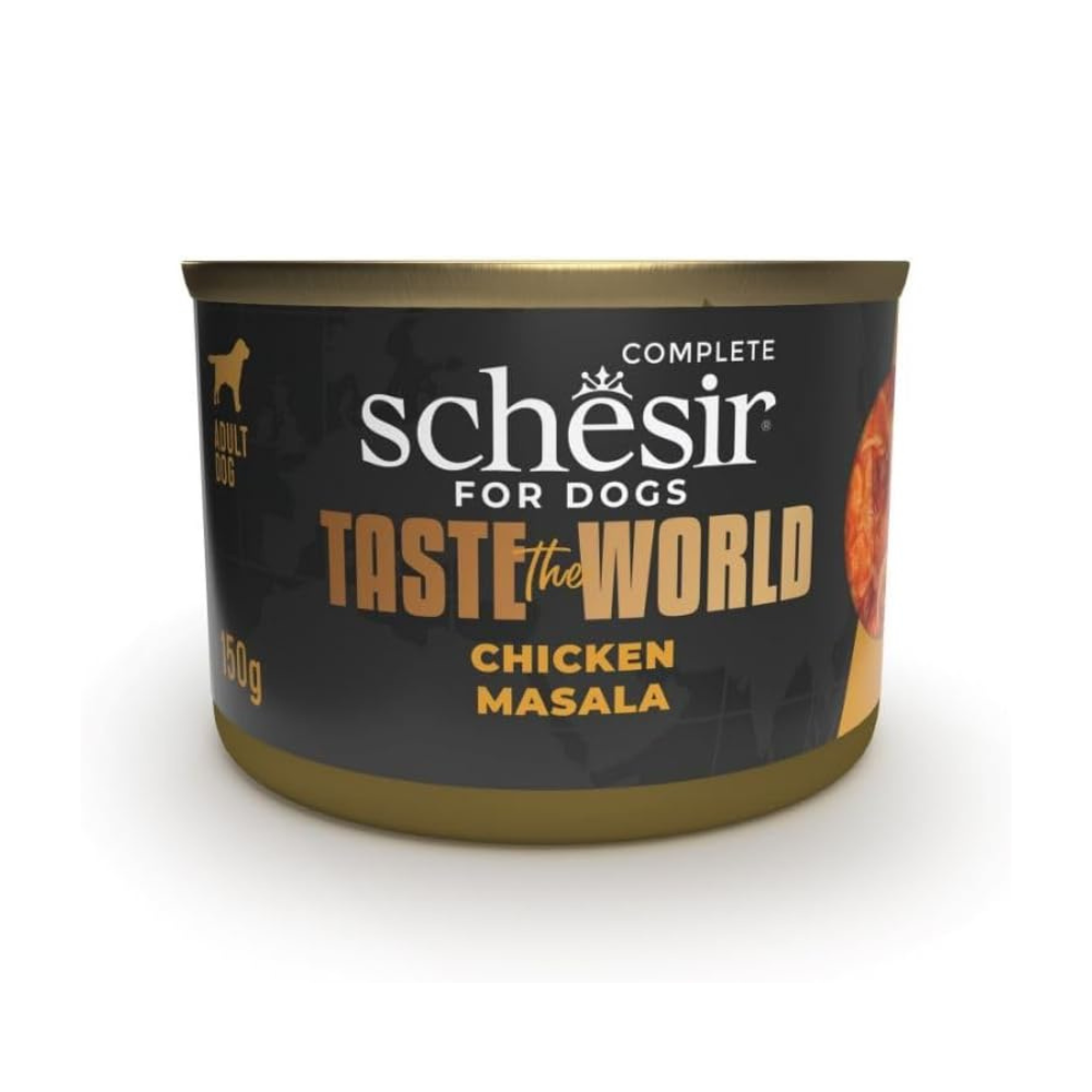 Schesir Taste The World Dog Wholefood - Chicken Masala 150g