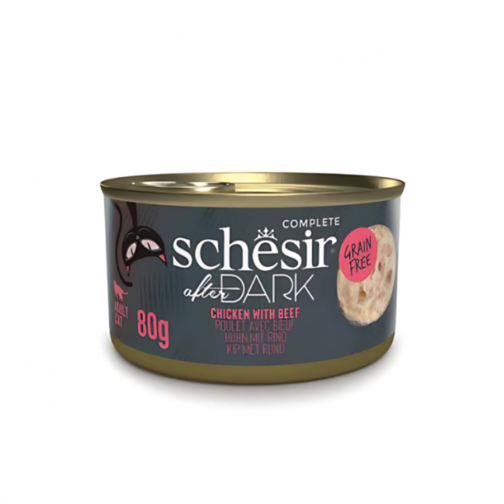Schesir After Dark Wholefood In Broth For Cat - Chicken With Beef - 80g
