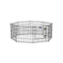 36" Black Exercise Pen with Split Max Lock Door