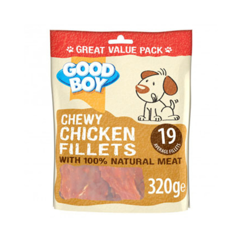 Armitage Goodboy Chewy Chicken Fillets 320g Value Pack