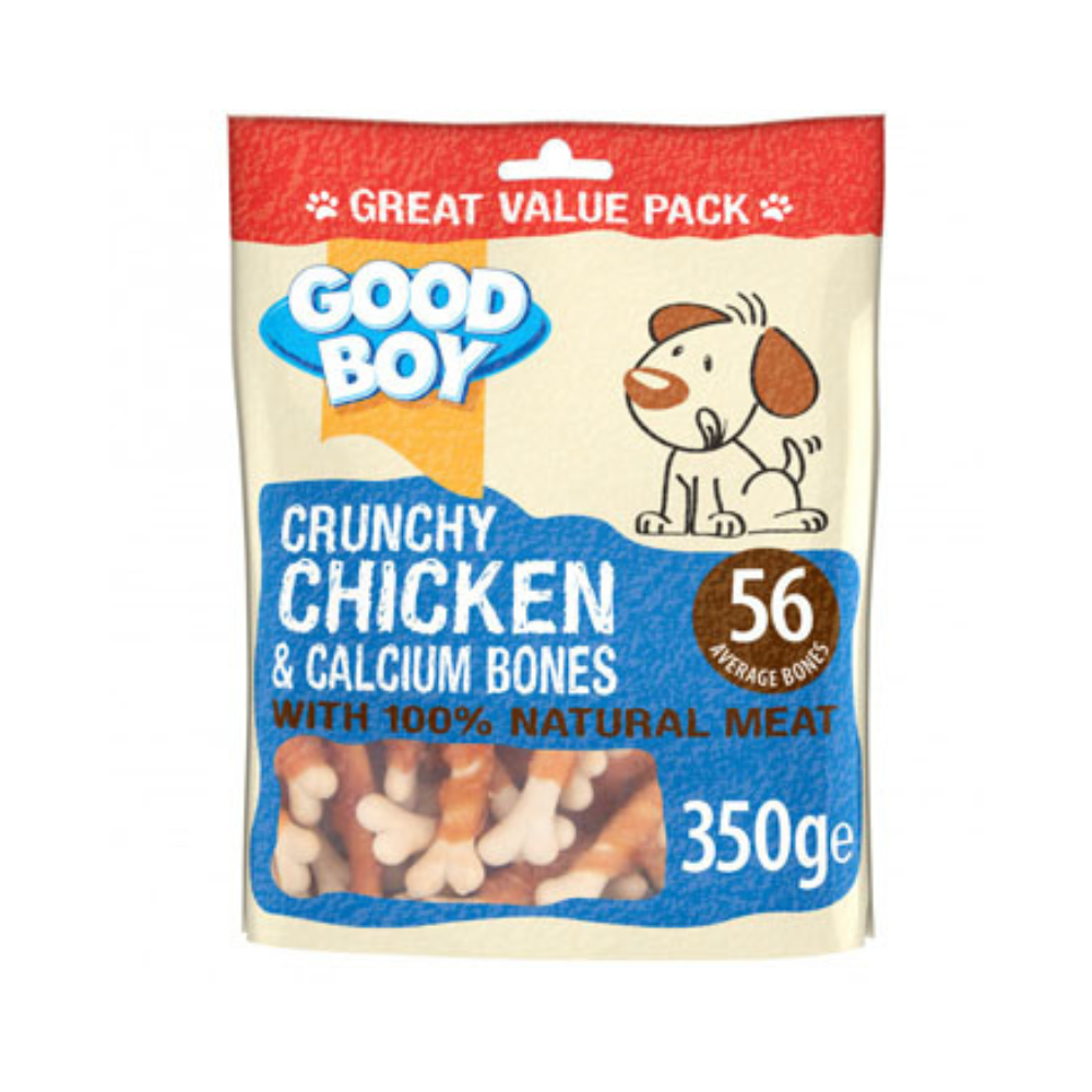 Armitage Goodboy Chicken & Calcium Bones 350g Value Pack