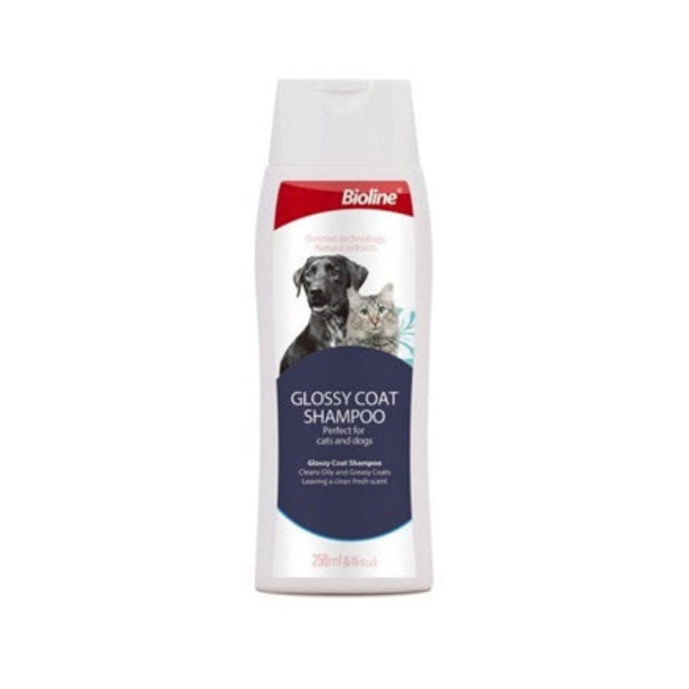 Bioline Glossy Coat Shampoo for Cats & Dogs 250ml