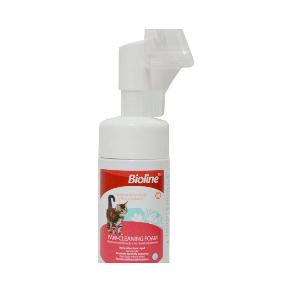 Bioline Paw Cleaning Foam (Cat/Dog) 100ml