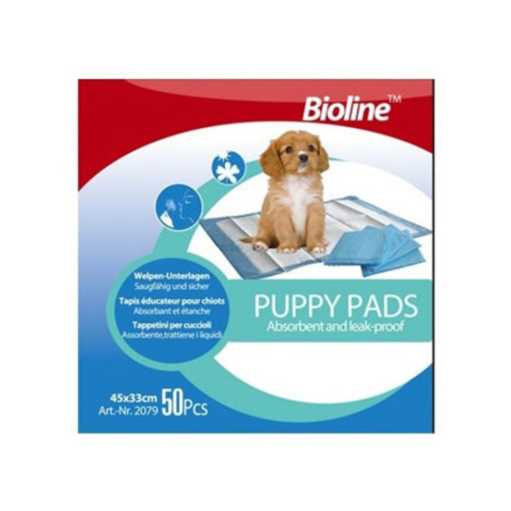 Bioline Puppy Pads 45 x 33cm - 50pcs