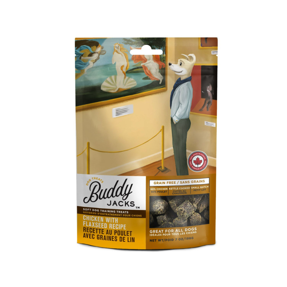 Buddy Jacks Soft and Chewy Dog Treats – Chicken with Flax Seed 7oz / 198gm