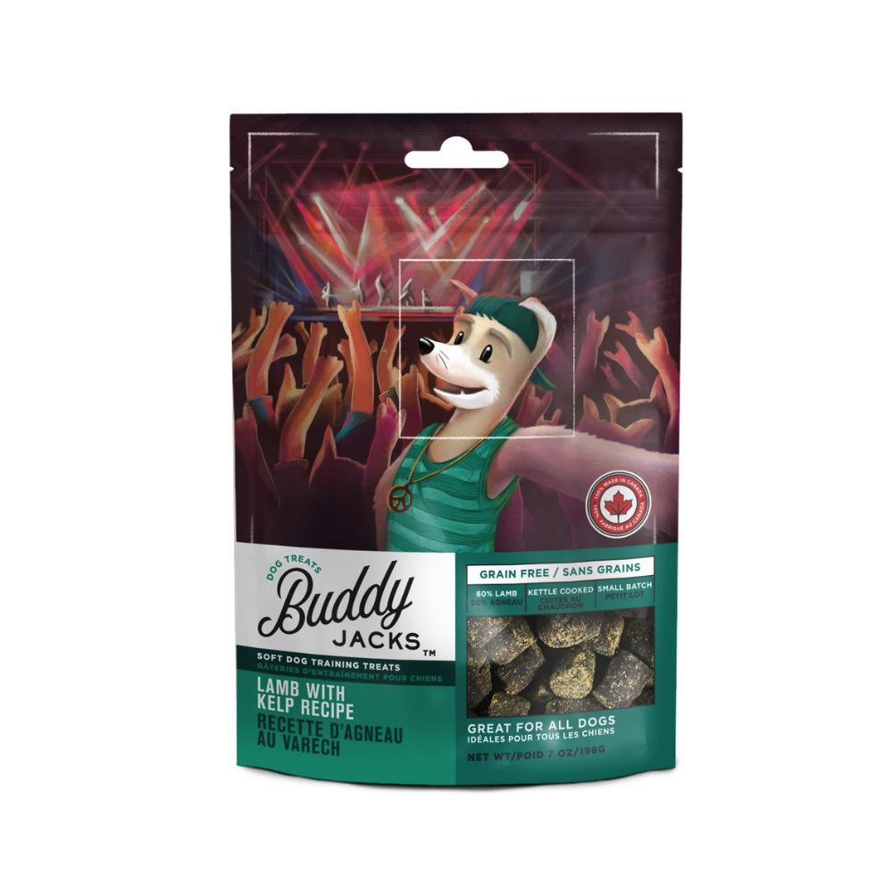 Buddy Jacks Soft and Chewy Dog Treats – Lamb with Kelp 7oz / 198gm