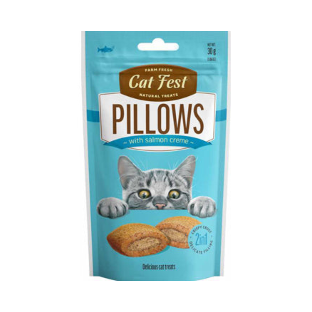 Cat Fest Pillows With Salmon Cream 30g