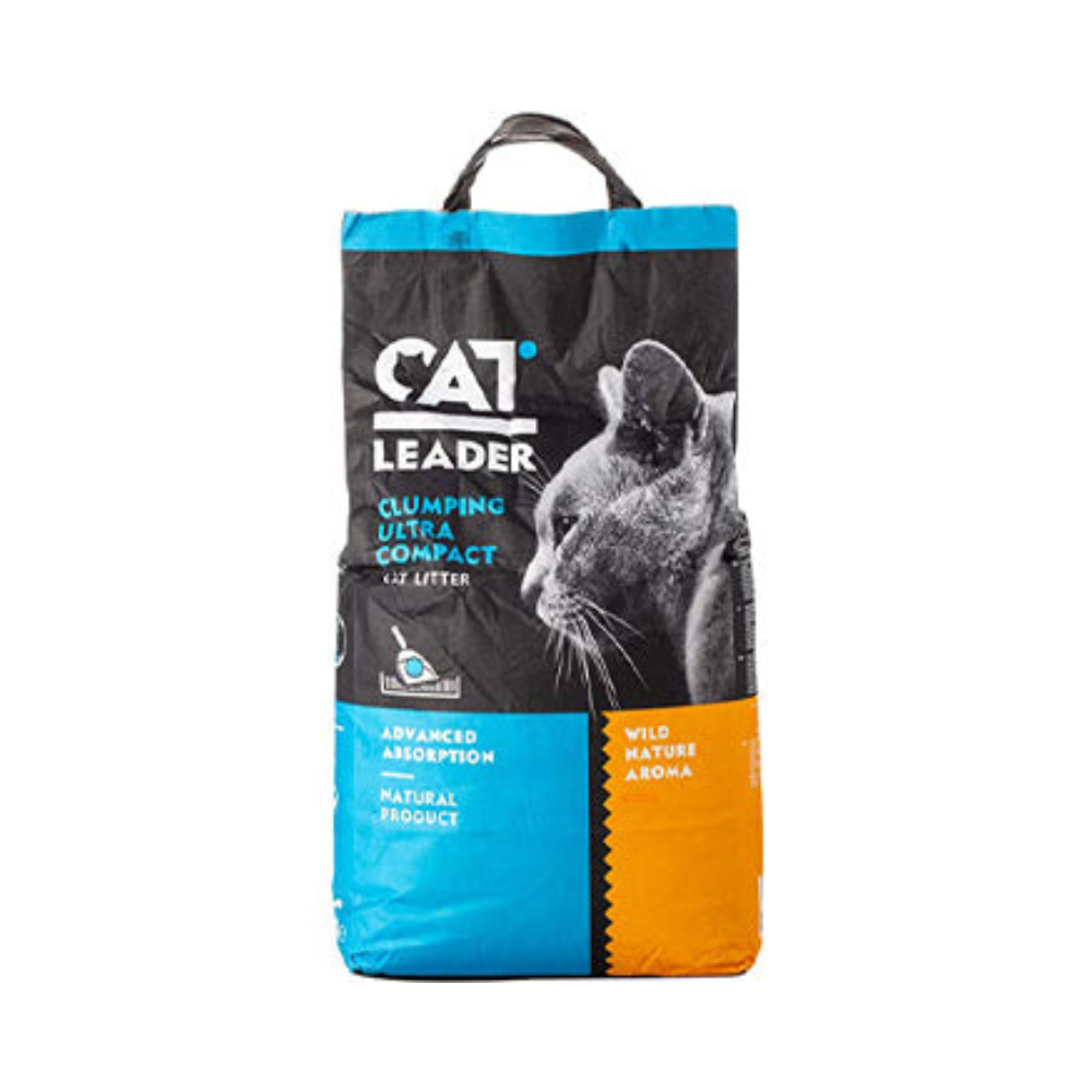 Cat Leader Clumping Ultra Compact Cat Litter Baby Powder 10kg