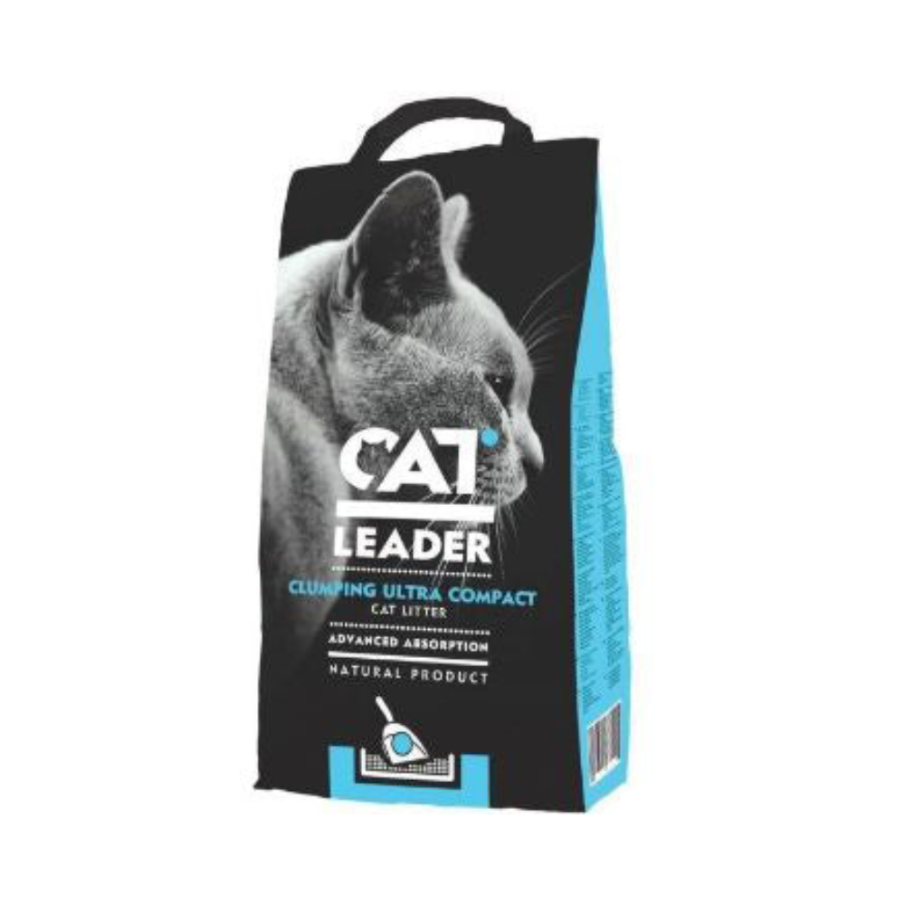 Cat Leader Clumping Ultra Compact Cat Litter Unscented 10kg