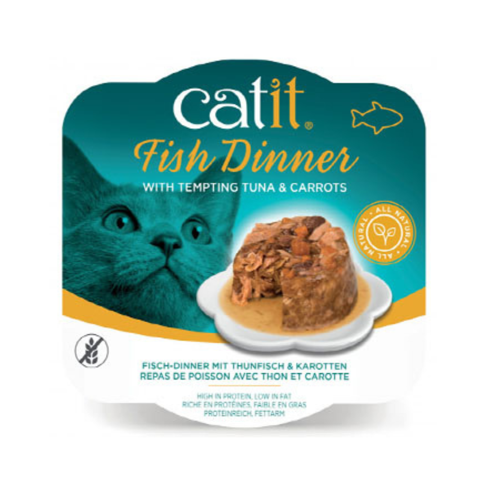 Catit Fish Dinner, Tuna & Carrot 80 g