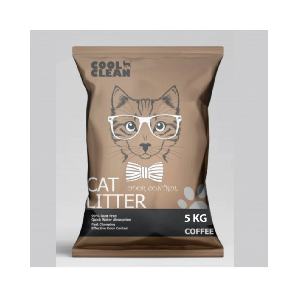 Cool Clean Clumping Cat Litter - Coffee 10kg