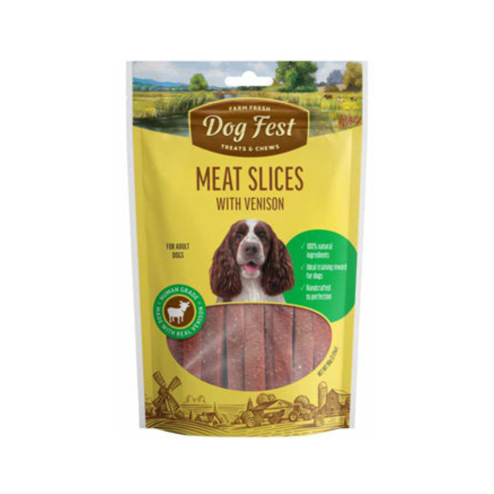 Dog Fest Slices With Venison For Adult Dogs