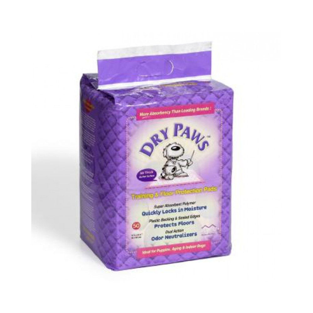 Dry Paws Pads 58x61cm 100/Bags
