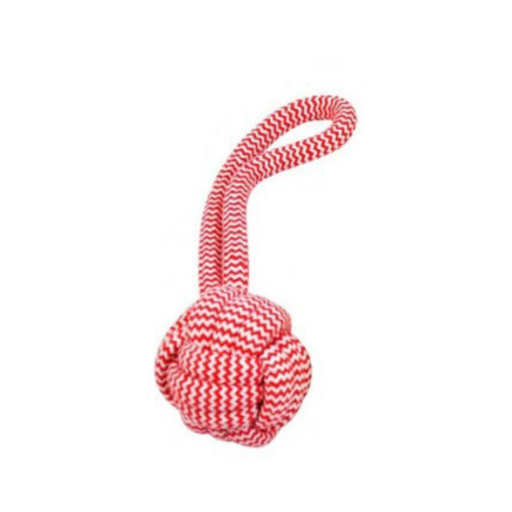 Duvo+  Scooby Rope Dummy Ball Red