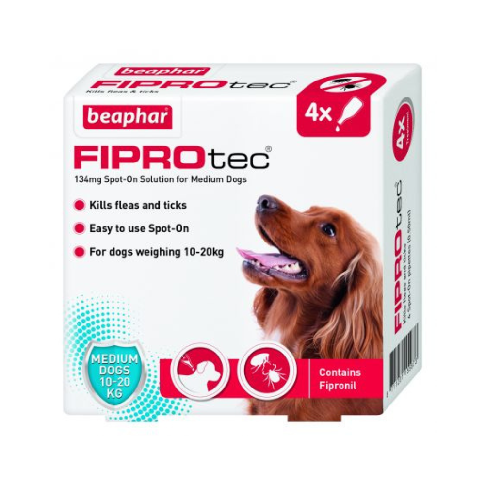 Fiprotec for Medium Dog - 4 Pipettes