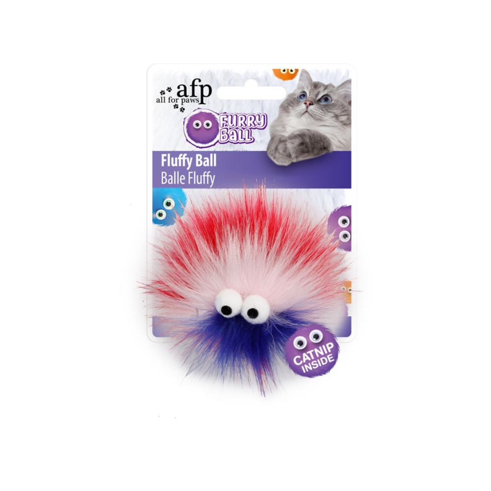 Fluffy Ball - Red