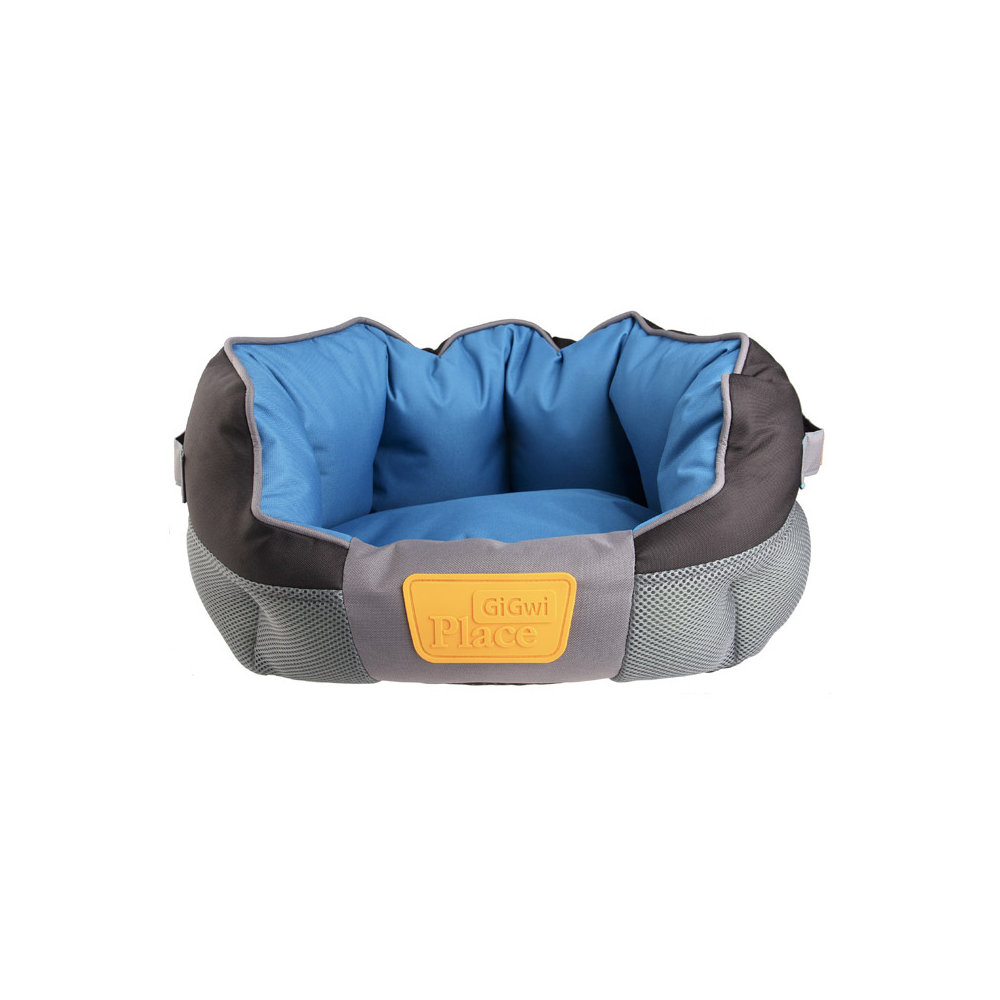 Gigwi Place Soft Bed Canvas, TPR Blue & Black Small