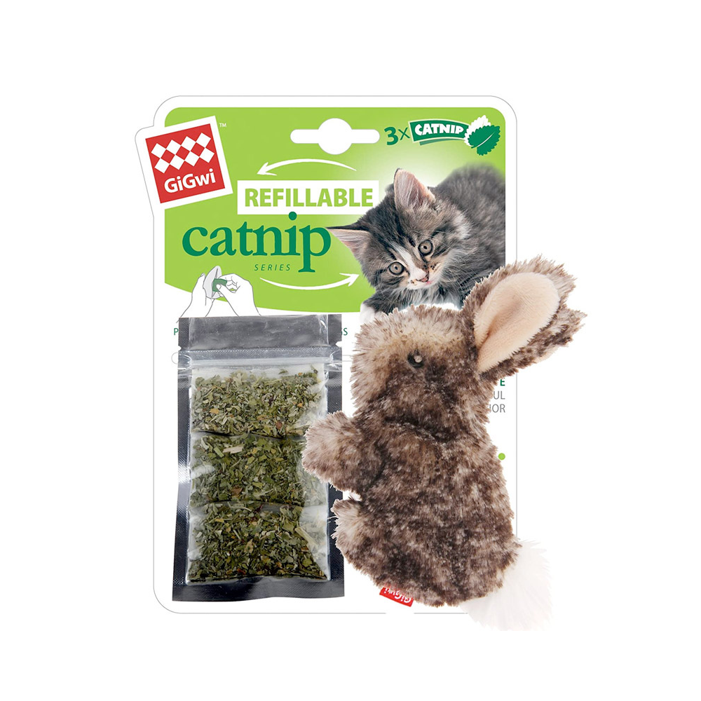 Gigwi Refillable Catnip Rabbit