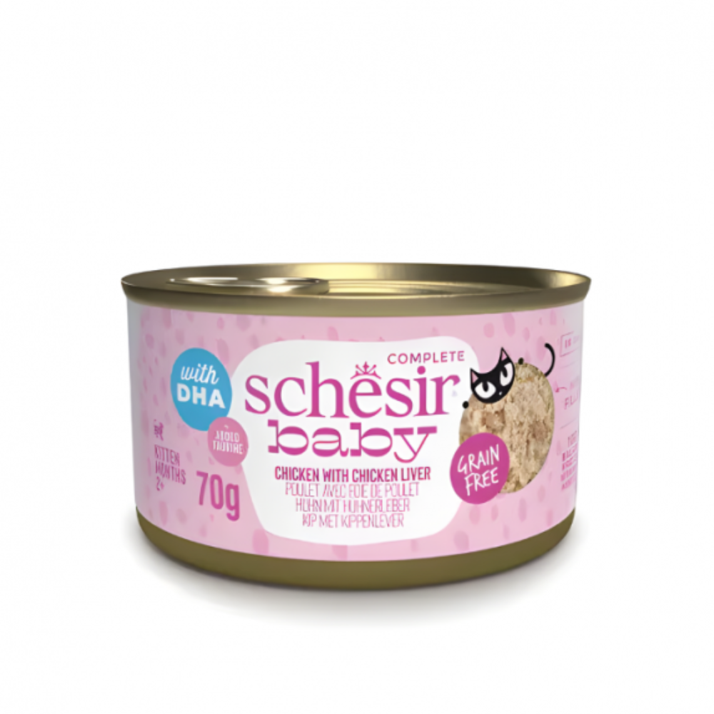 Schesir Baby Kitten Wholefood - Chicken With Chicken Liver - 70g
