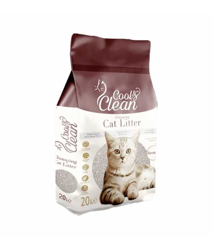 Patimax Cool & Clean Clumping Cat Litter 20L - Baby Powder
