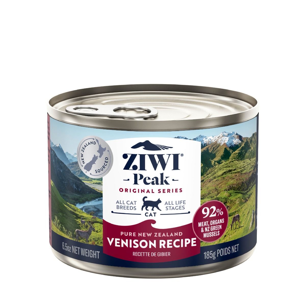 Ziwi Peak Venison Recipe Wet Cat Food 185g