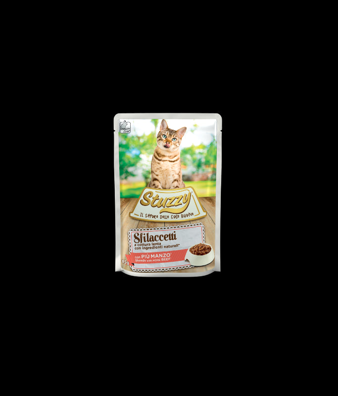 Stuzzy Cat Shreds With Beef 85g