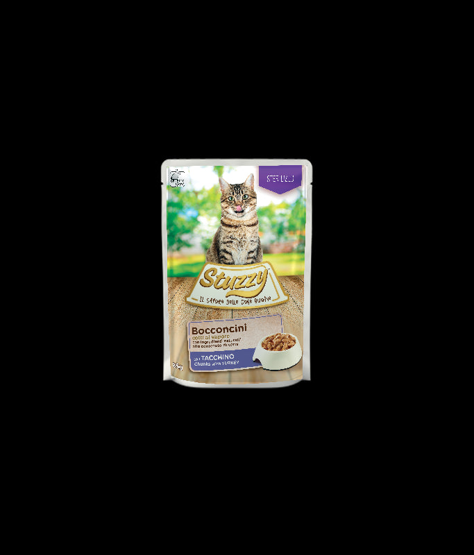 Stuzzy Cat Chunks With Turkey For Sterilized Cats 85g