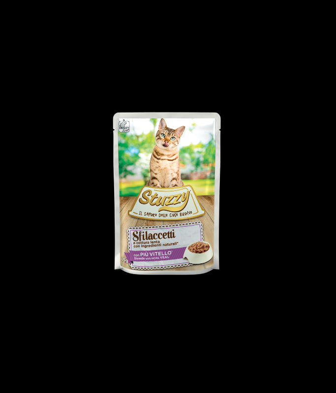 Stuzzy Cat Shreds With Veal 85g