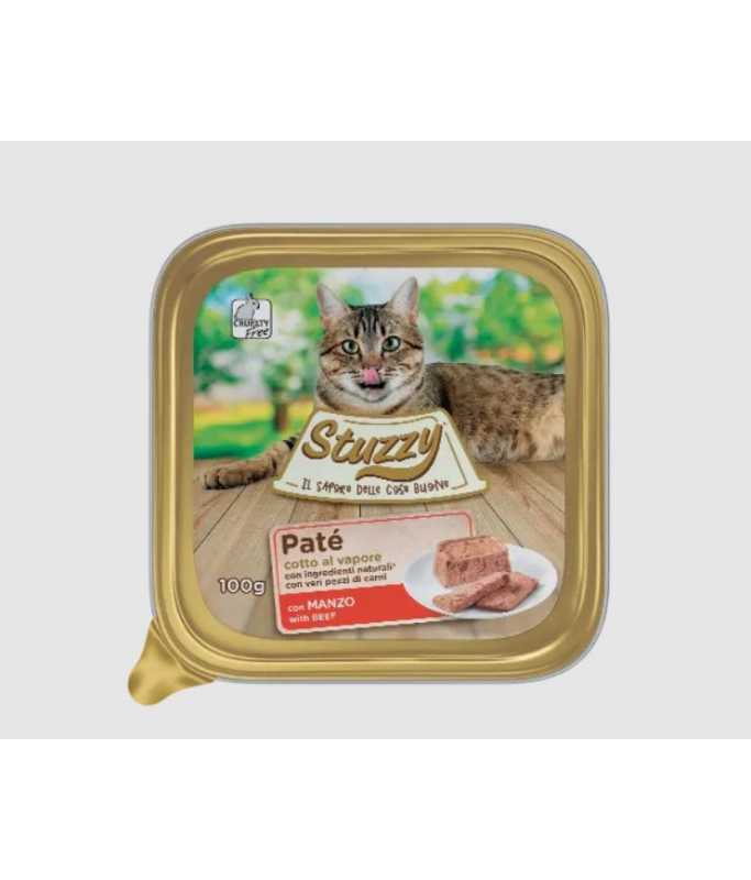 Stuzzy Cat With Beef 100g
