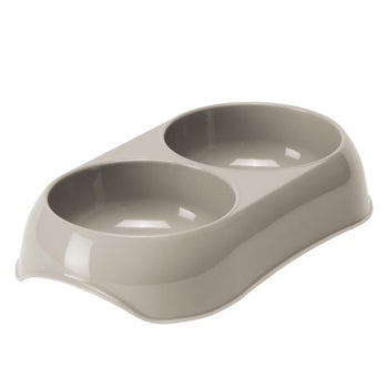 Moderna Double Gusto-Food Bowl 2x200ml Grey