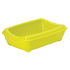 Moderna Arist-O-Tray-Cat Litter Tray - Large with Rim Yellow