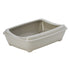 Moderna Arist-O-Tray-Cat Litter Tray - Large with Rim Grey