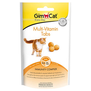 GimCat Multivitamin Tabs For Cat, 40g