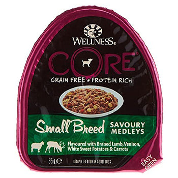Wellness Core Small Breed Lamb, Venison, Sweet Potatoes & Carrots Dog 85g