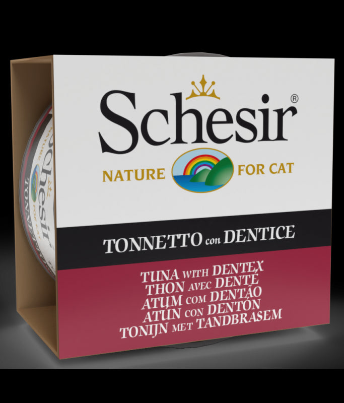 Schesir Cat Can Tuna With Dentex 85g