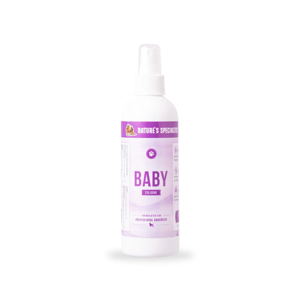 Natures Specialties Baby Cologne For Dogs And Cats – 237ml / 8Oz
