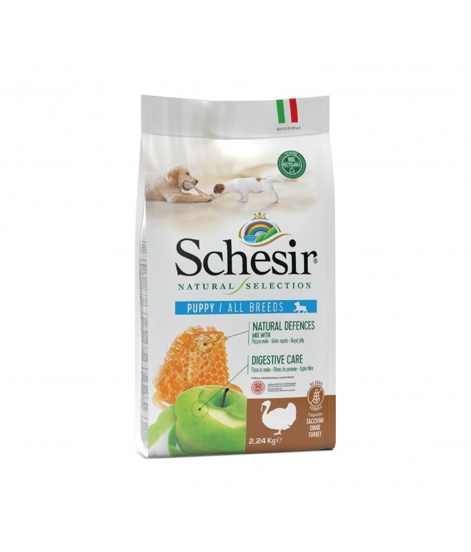 Schesir Natural Selection Puppy Dry Food-Turkey 2.24kg