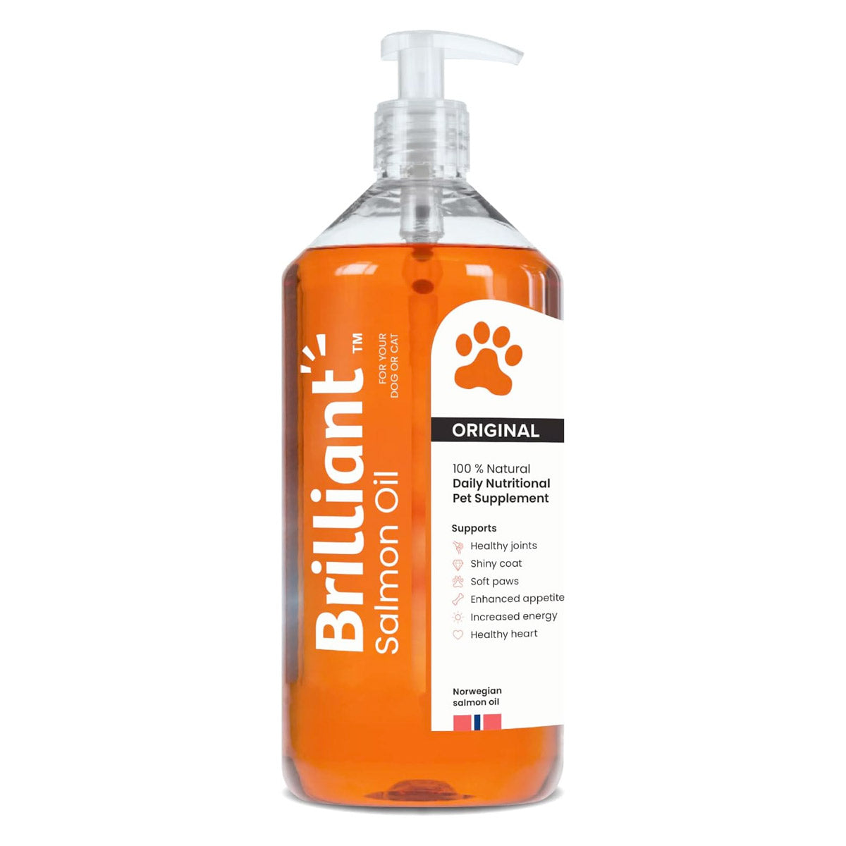 Brilliant Salmon Oil for Dogs and Cats 1000ml