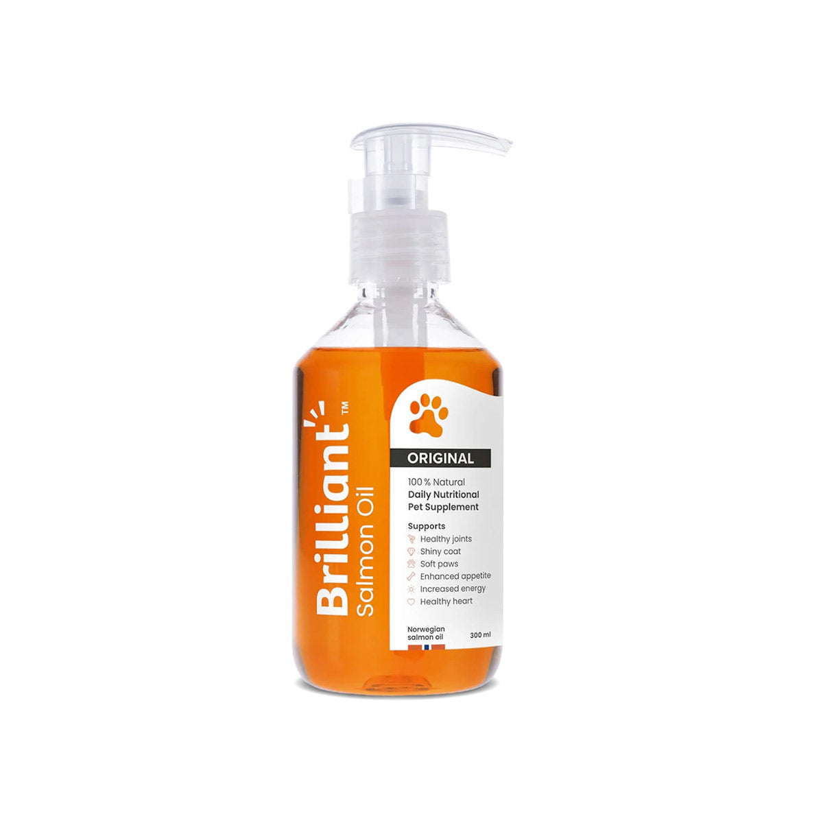 Brilliant Salmon Oil for Dogs and Cats 300nl