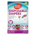 Simple Solution Disposable Dog Diapers, Xsmall - Toy, Pack of 12