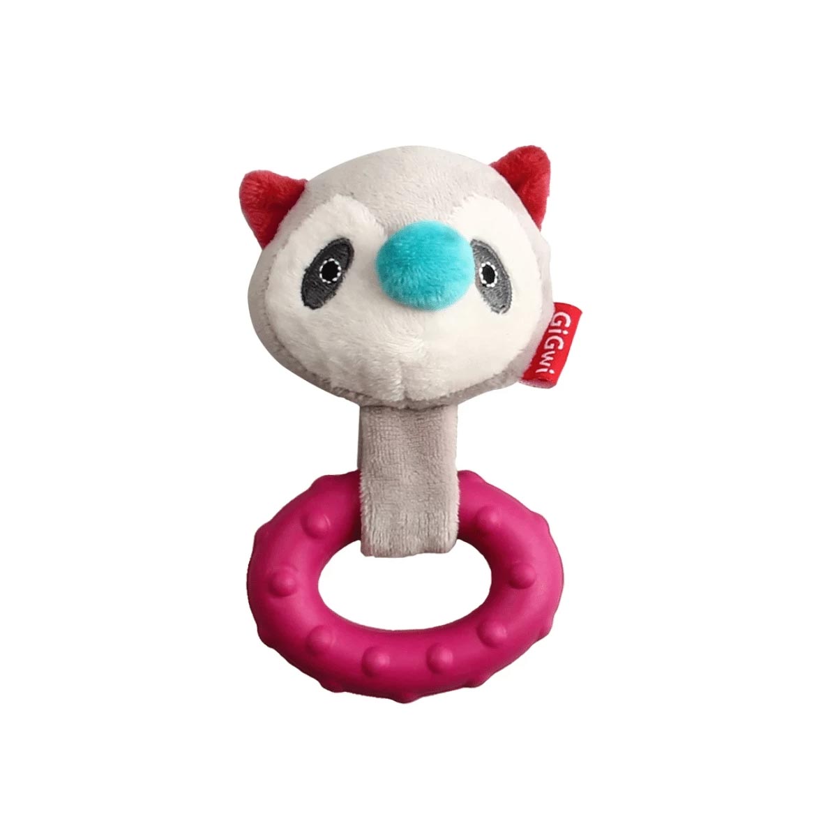 Gigwi Suppa Puppa Coon with Squeaker inside Plush/TPR (Small)